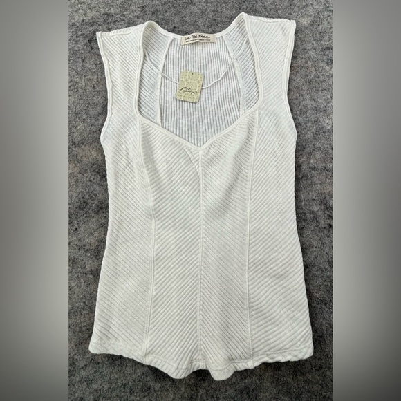 Free People | Boss‎ Babe Tank | Optic White | Women’s Size Large - Picture 2 of 13